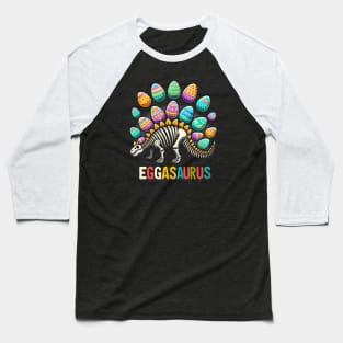 Kids Eggasaurus Easter Dinosaur Boys Kids Toddler T-Shirt Baseball T-Shirt